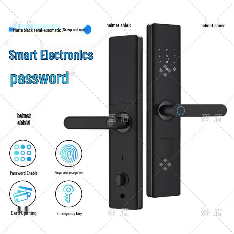 Kuizun Semi-Automatic Smart Fingerprint Door Lock for Wooden Doors