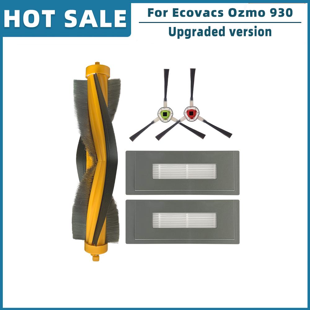 Replacement For Ecovacs Debot Ozmo 930 Robot Vacuum Spare Parts Accessories Roller Main Side Brush Hepa Filter Mop Rag Cloth
