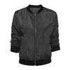 Cappotto Autunnale da Donna Zip Abbottonatura Collo Alto Maniche Lunghe Collo a Filo Colore Unito Tenere Caldo Ampio Taglia Forte Cardigan Polsini Elasticizzati Giacca Invernale per