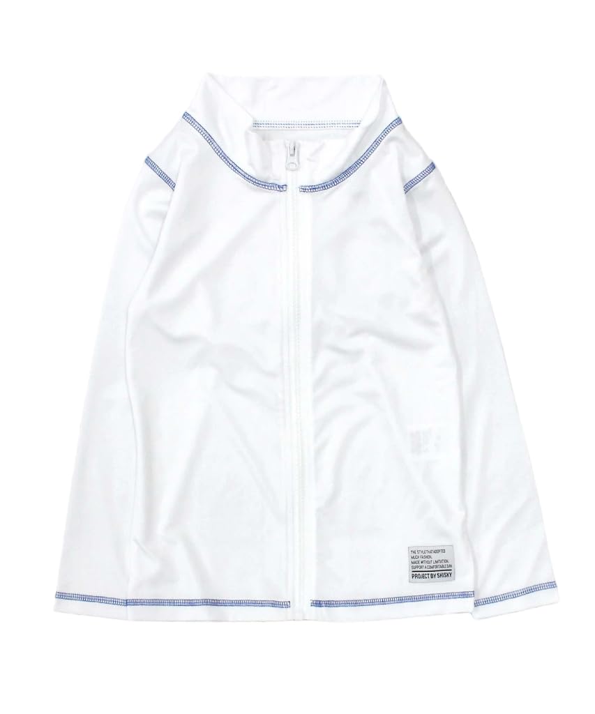 

Improves 935-03 Zip Rash Guard Swimsuit, Off-White, Size 110