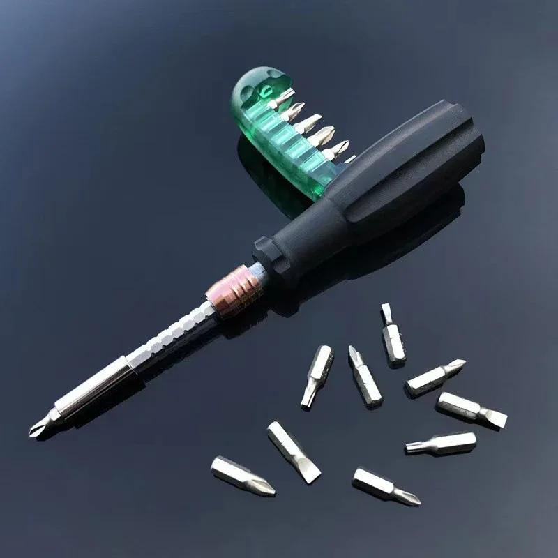 Hand tools Phillips screwdriver magnetic screwdriver drill bit set Multifunctional electrical auto repair accessories