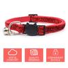 Celebrating Christmas, Suitable for Cats with Bells, Cat Face Safety Buckle, Nylon Collar, Pet Cat Collar, One Piece
