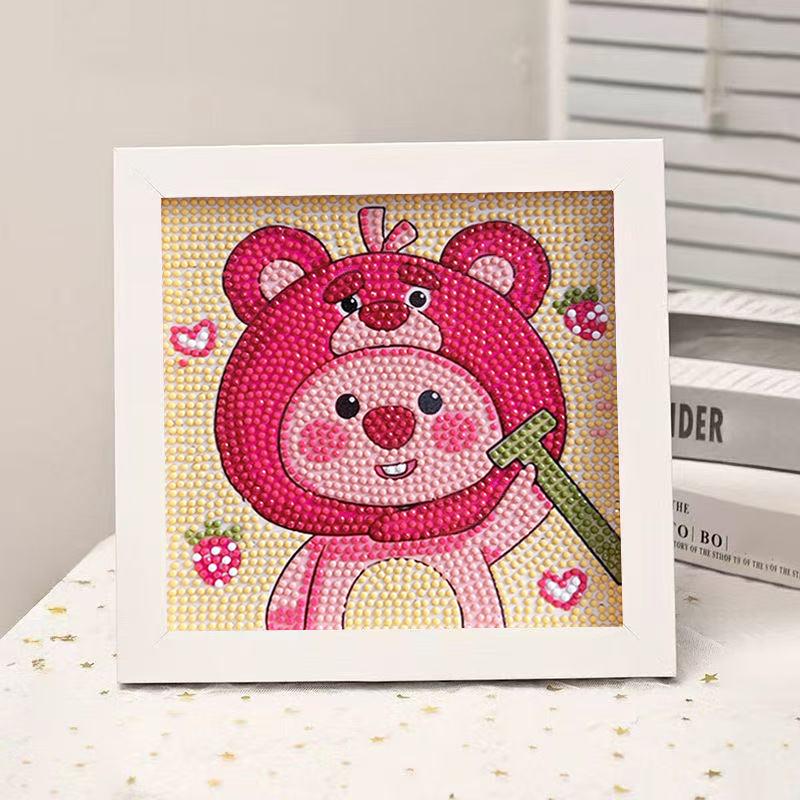 High-End Diamond Painting Diy Van Gogh Starry Sky Cat Creative Handmade Toy Table Decoration Diamond Painting With Frame
