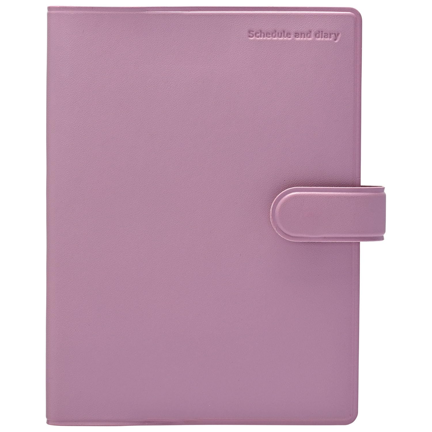 

Kutsuwa 2026 A6 Weekly Planner with Household Accounting Book, Monday Start, Rose Pink, 141SHA, December 2025 Start