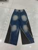 Women's Retro American Street Style Wide-Leg Jeans
