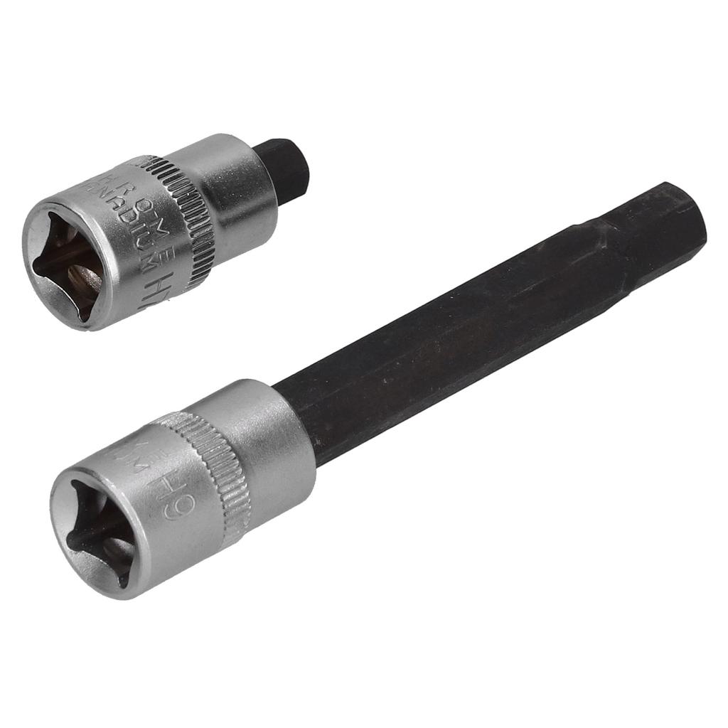 2 Stück Sechskant Bremszangen-Nuss 3/8 Zoll Antrieb Lang Kurz Werkzeug Ersatz für Mercedes