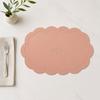 2 Pcs Leather Placemats with Embossment Design No-Slip Heat Resistant Table Mats