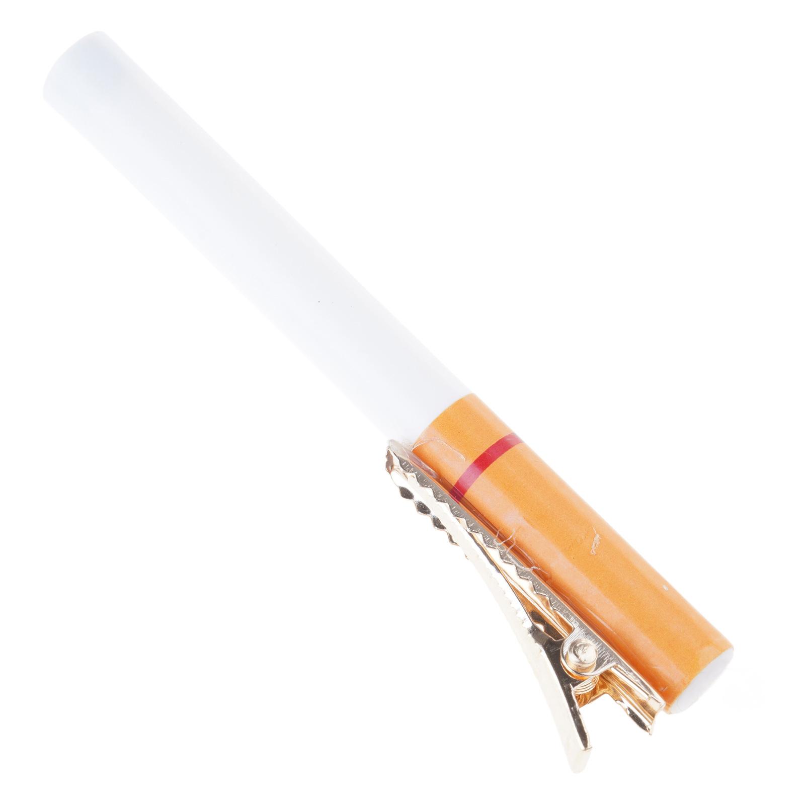 

Resin Cigarette Hair Clip Unique Hair Barrettes Metal Duckbill Hair Pins Fun Clip Hair Accessories for Women Girls A