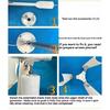 Vertical Axis Wind Turbine Model Three-phase Permanent Magnet Generator Windmill Toy Night Light Making DIY Display