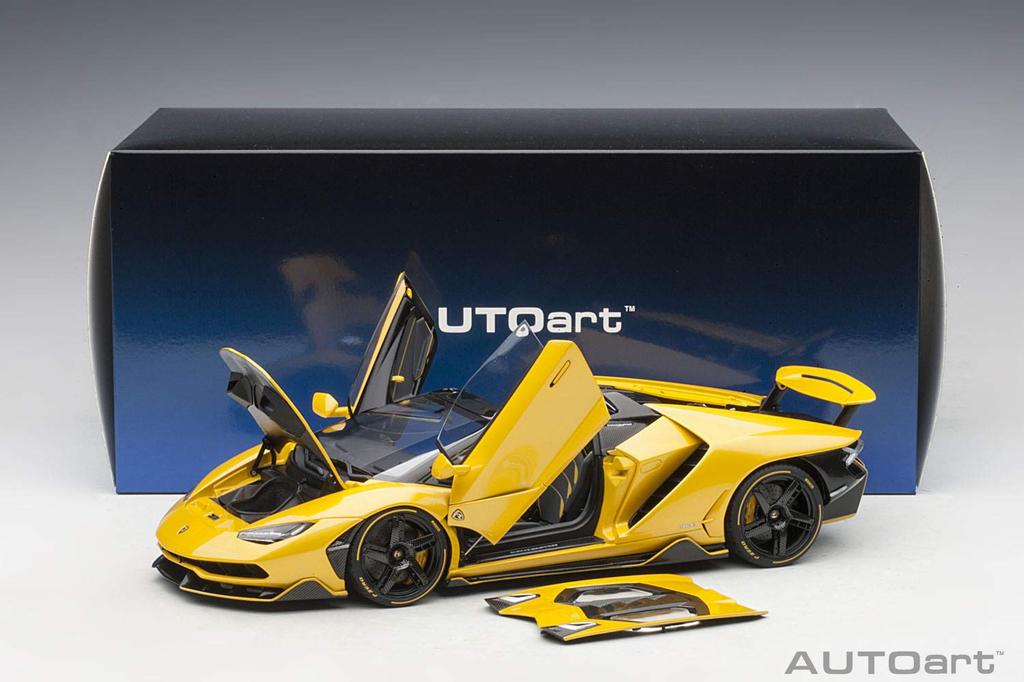 AUTOart 1/18 Lamborghini Centenario Roadster Pearl Yellow Finished Product
