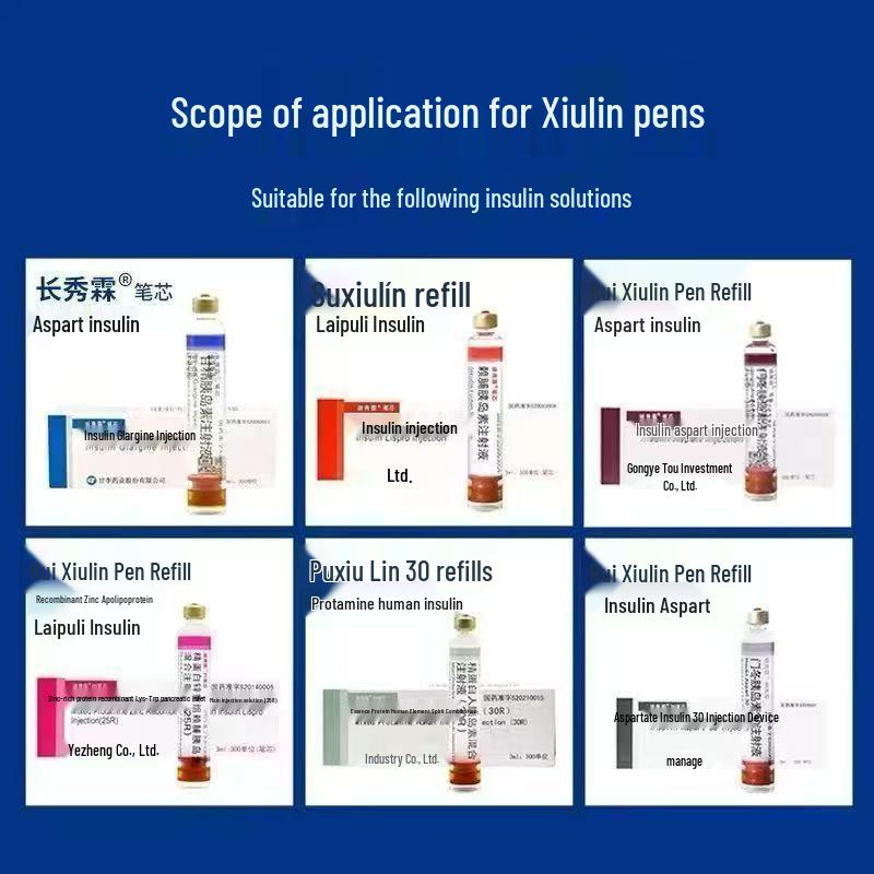 

Универсальный инсулиновый шприц-ручка Lantus Ganli Mentong с длинным рукавом Macobang Pen (Xiulin Pen Alternative)