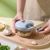 500ML Home Garlic Press Manual Mincer Garlic Crusher Garlic Paste Grinder Meat Mincer Multi-Function Baby Food Processor Blender