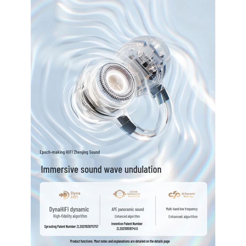 SANAG S8S Ultra Ear-Clip AI Translation Bluetooth Earphones