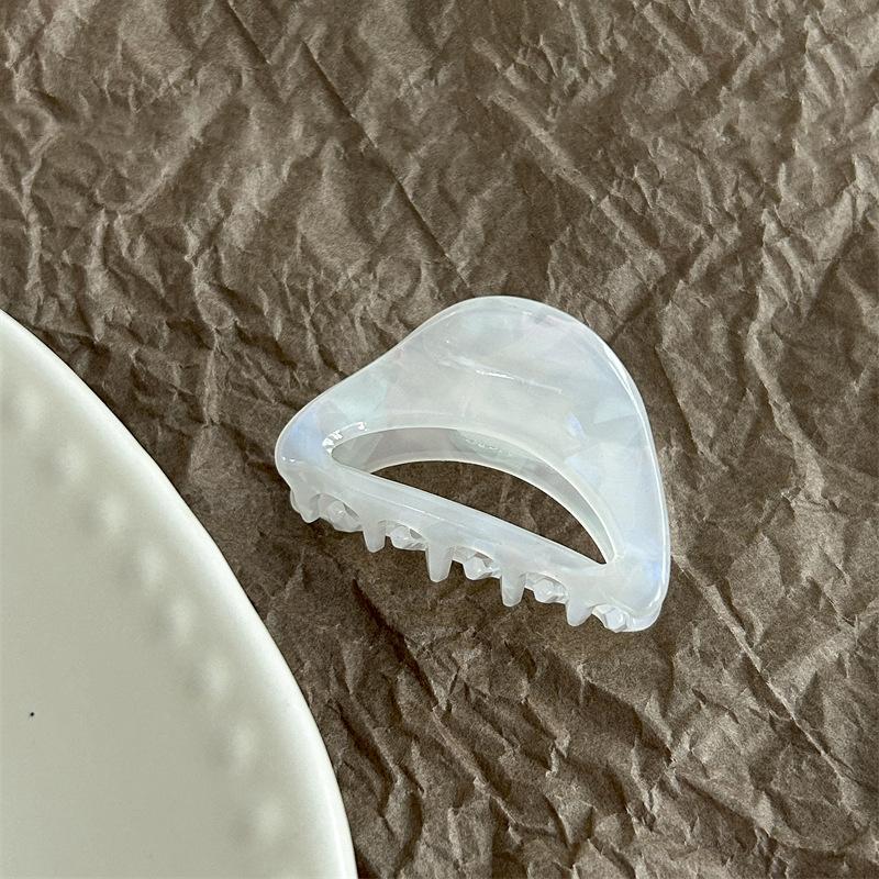 Acetic Acid Claw Clip Ponytail Hair Clip Solid Color Hair Clip Ponytail Shark Hair Claw Clip For Women Girls Hair Accessories