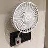 2025 New Wall-Mounted Silent Electric Fan - Compact, Powerful, Universal Three-Socket for Kitchen Use