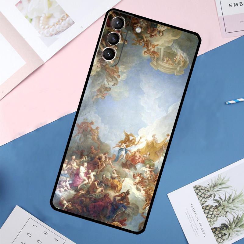 Michelangelo Art Case For Samsung Galaxy S25 Ultra S24 S23 S22 S21 Ultra S9 S10 Plus S23 FE S25 FE Back Cover