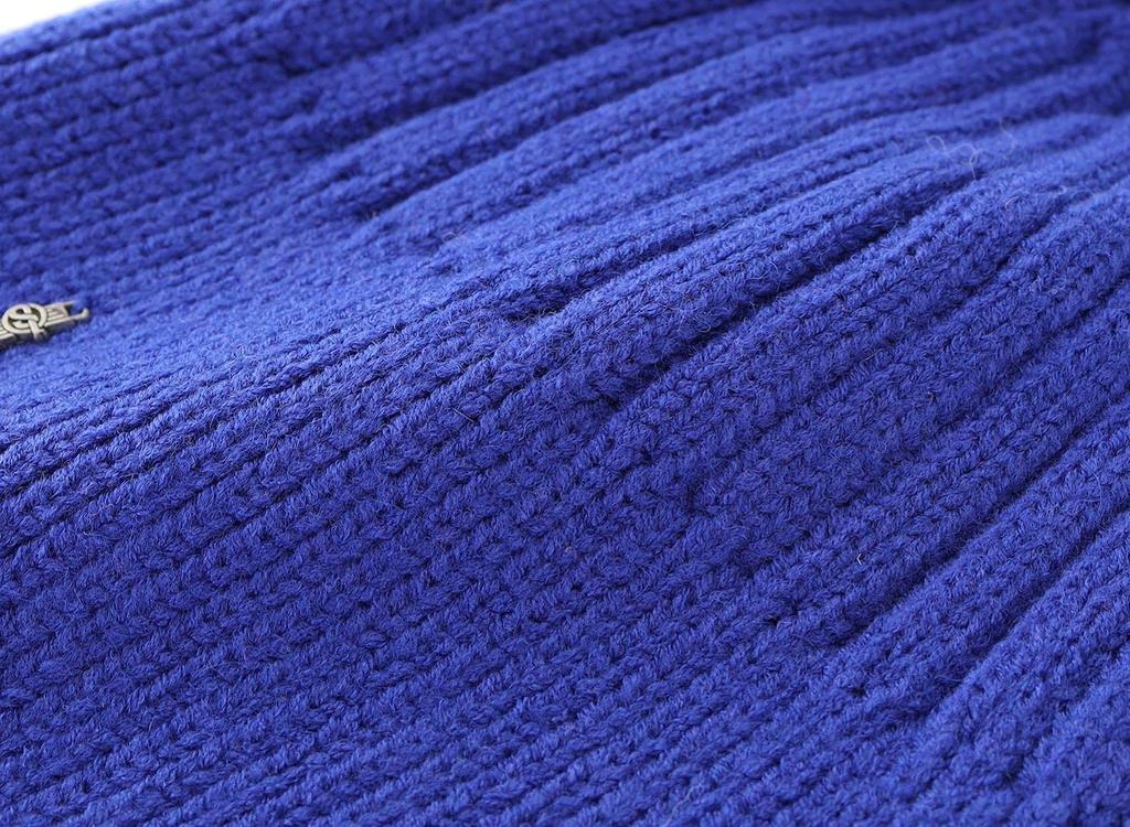 Conectaile Ohrenschützer Strickmütze für Kinder Winter Warme Mütze für Kinder Jungen Kleinkinder Beanie Strickmütze (Königsblau)