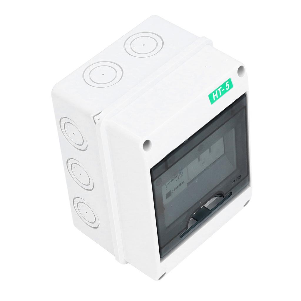 Distribution Box 1 Way 15A IP65 Waterproof Circuit Breaker Protection Case 110‑250VAC US Plug for In