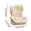 Doll Car Seat Stuffed Doll Carseat Desktop Ornament Plush Toy Carseat for Sedan Truck Creative Play Enthusiasts Playdate