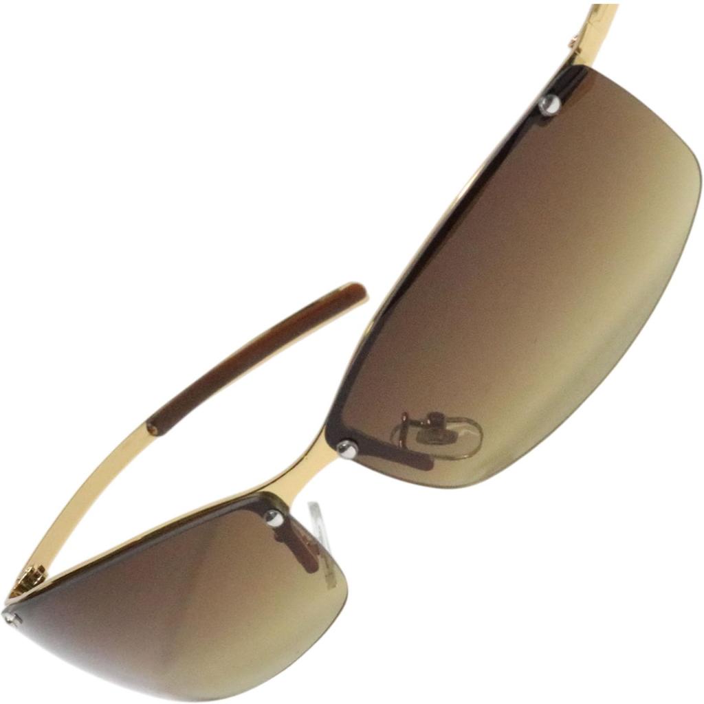 Bercute Gold and Blanc Half Fashionable Fashion Eyewear for Men and Perfect for and Mountain UV Colored and Sunglasses, Eyewear, Women, Round, Square,