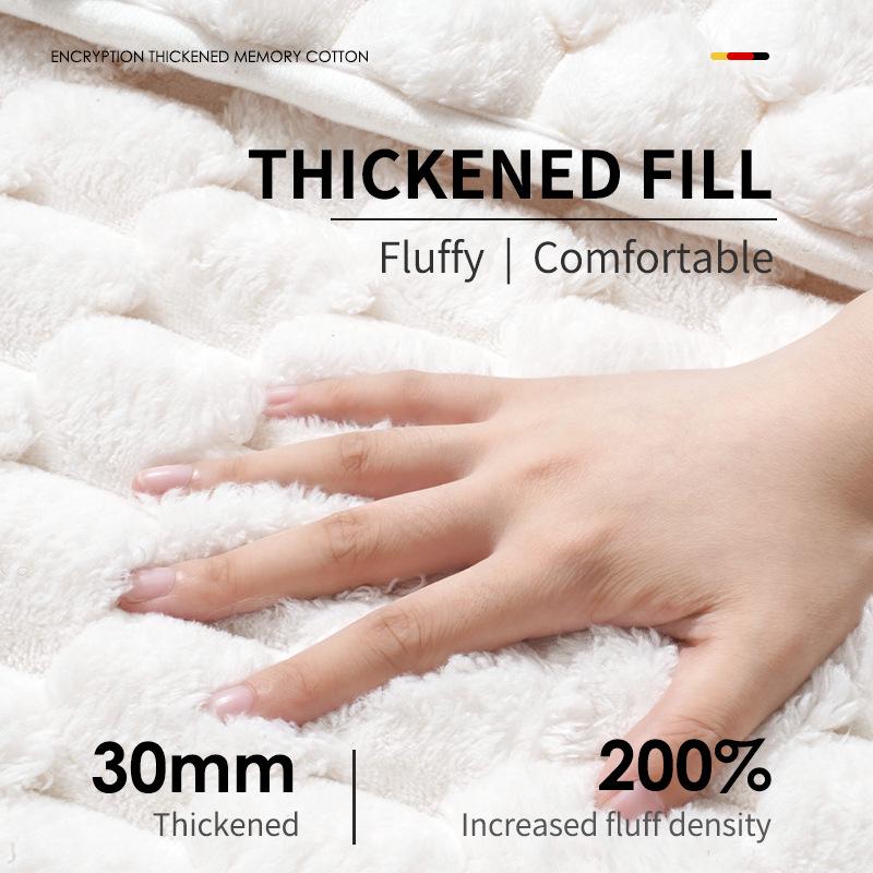 Memory Foam Quick-Dry Bath Mat - Absorbent Floor Mat for Shower, Bathroom, or Entrance.