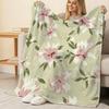 Printed Flannel Fleece Blanket Soft Skin-Friendly Warm Throw for Home, Halloween & Christmas, Stylish Cozy Home Decor