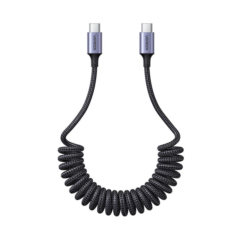 Ugreen 100W Retractable Car USB-C to USB-C Fast Charging Cable
