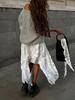 Solid Color Chunky Knit Round Neck Loose Pullover - Long Sleeve Casual Top