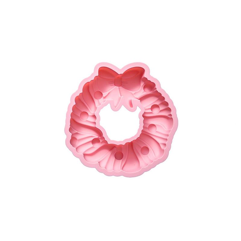 Bow Shaped Novelty Cake Pans, Bows Cake Molds, Bow Silicone Molds Christmas For Baking Bundt Cake Nonstick, Bow Baking Pan розовый