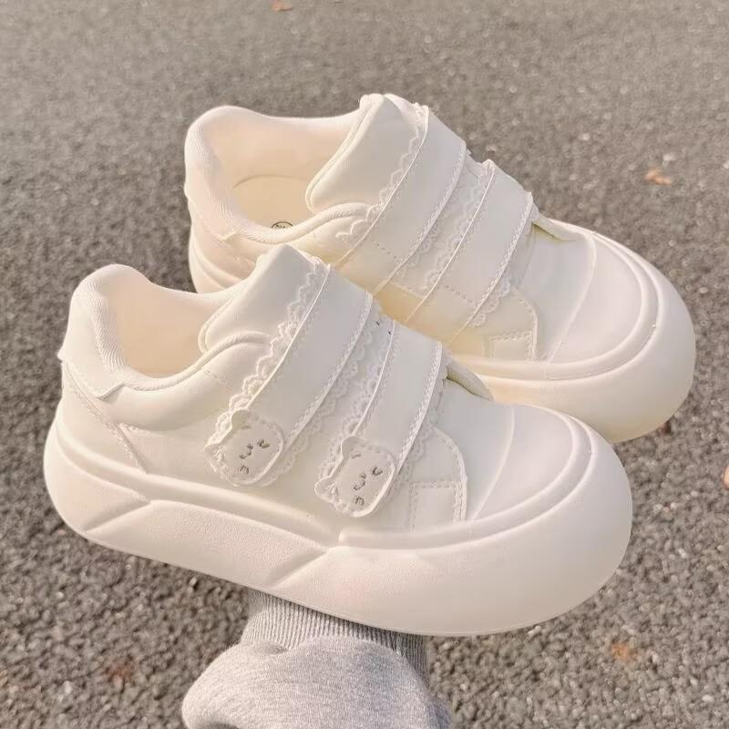High-heel Versatile Shoes - Women s New Style Sport and Casual Shoes - Platform Shoes 35 бежевый