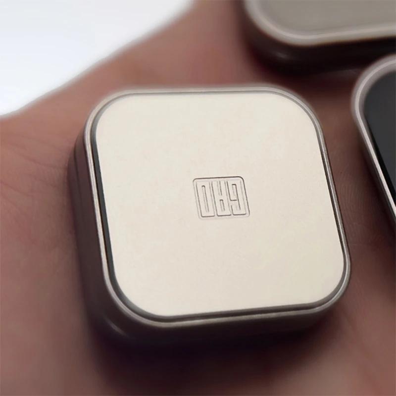 Metal Square Blocks Magnetic Fidget Slider EDC Tool Hand Spinner DIY Anti-anxiety Stress Relief Adult ADHD Decompression Toys