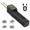 Cordless Plastic Welder Kit Rechargeable Handheld Plastic Welding Set with 200PCS Staples Portable Mini Welding Machine for Car Bumper Headlight Cr
