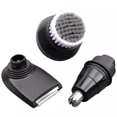 3'ü 1 arada tıraş makinesi aksesuar seti Sakal bıçağı/burun kılı tıraş başlığı/temizleme fırçası Philips S5000/S6000/S7000/S8000/9000 serileri için uygundur