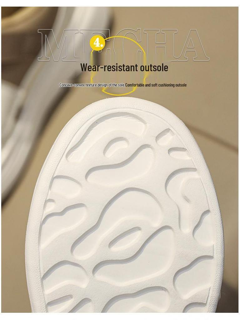 2025 Men's & Kids' Trendy Sports Shoes: Breathable Velcro White Shoes for Autumn