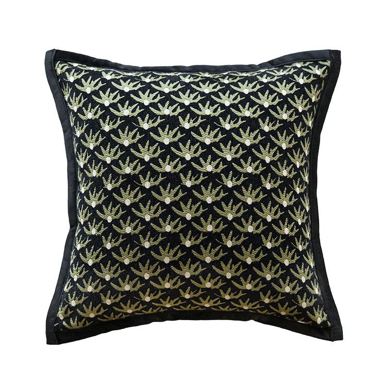 Nordic Style Jacquard Embroidered Pillowcover Hotel Home Sofa Cushion Cover Living Room Bedroom Bedside Pillow Covers Zipper Is Easy To Disassemble