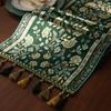 with Tassel Ethnic Style Table Runner Cotton Tablecloth Table Flag Table Cover  Table Decor