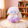 Plush Lamb Toy With Bowknot For Baby Gift And Kids Room Decor