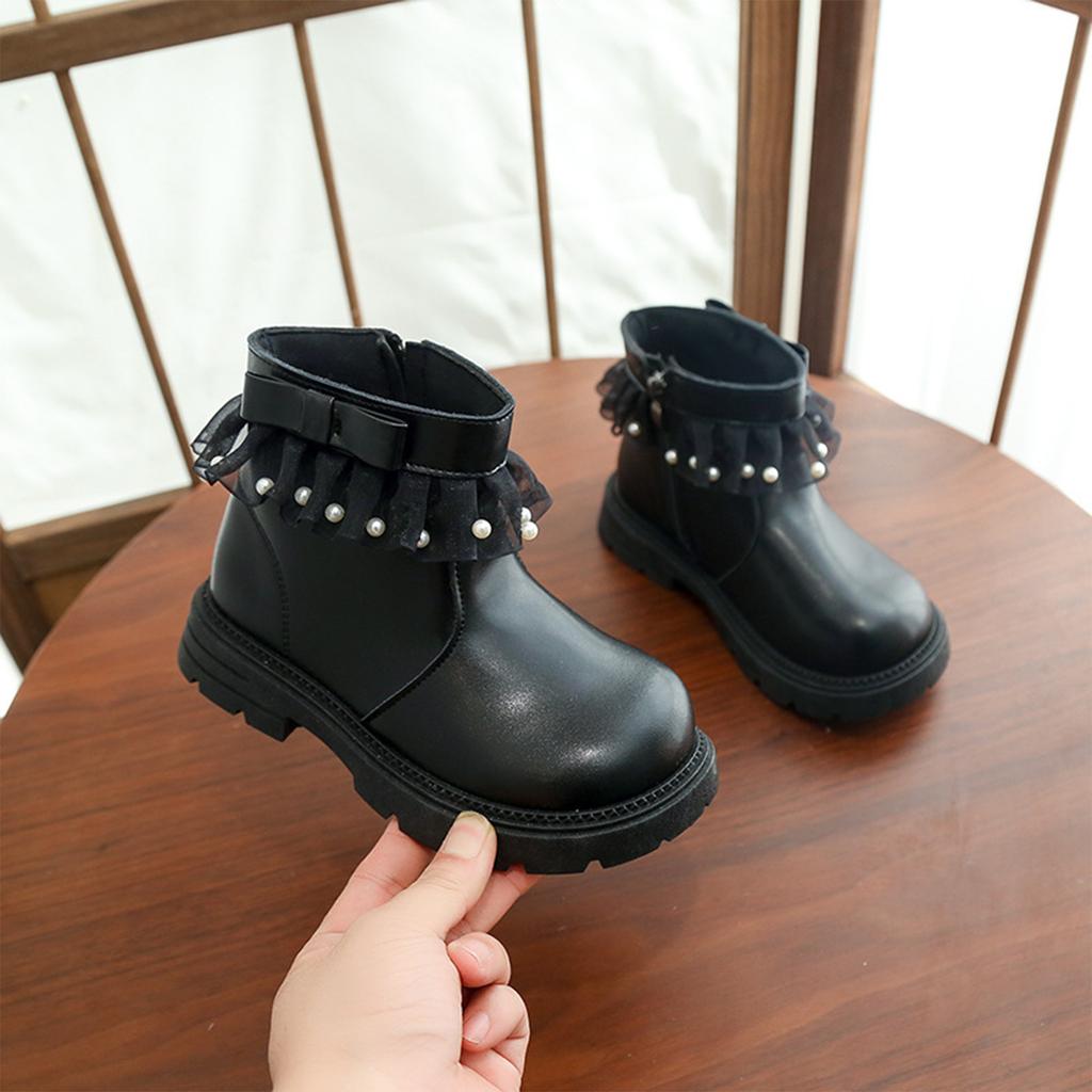 Girls Big Kid Princess Boots for Spring and Fall - Comfortable Casual Boots