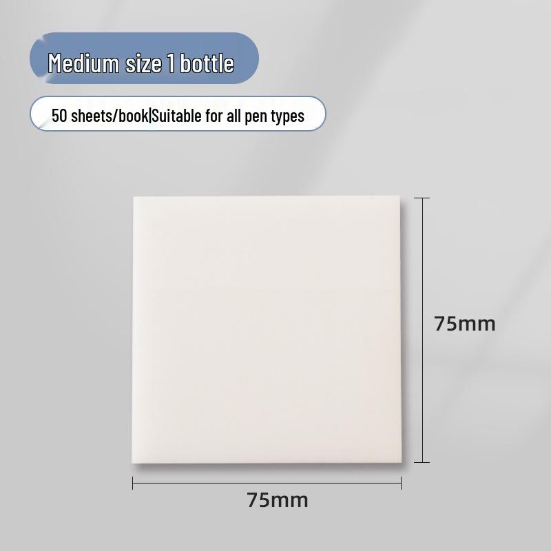 Handwritten Transparent Sticky Notes: Adhesive, Tearable, Perfect for Students to Highlight and Note Key Points.