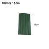 100Pcs/lot 15/20/25/30/40cm Artificial Green Flower Stems DIY Floral Material Wire Stem Handmade Flexible Iron Garden Accessoies