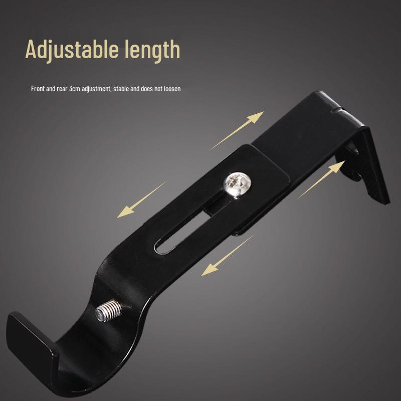 Verstellbarer Universal-Metall-Vorhangstangen-Halter Haken