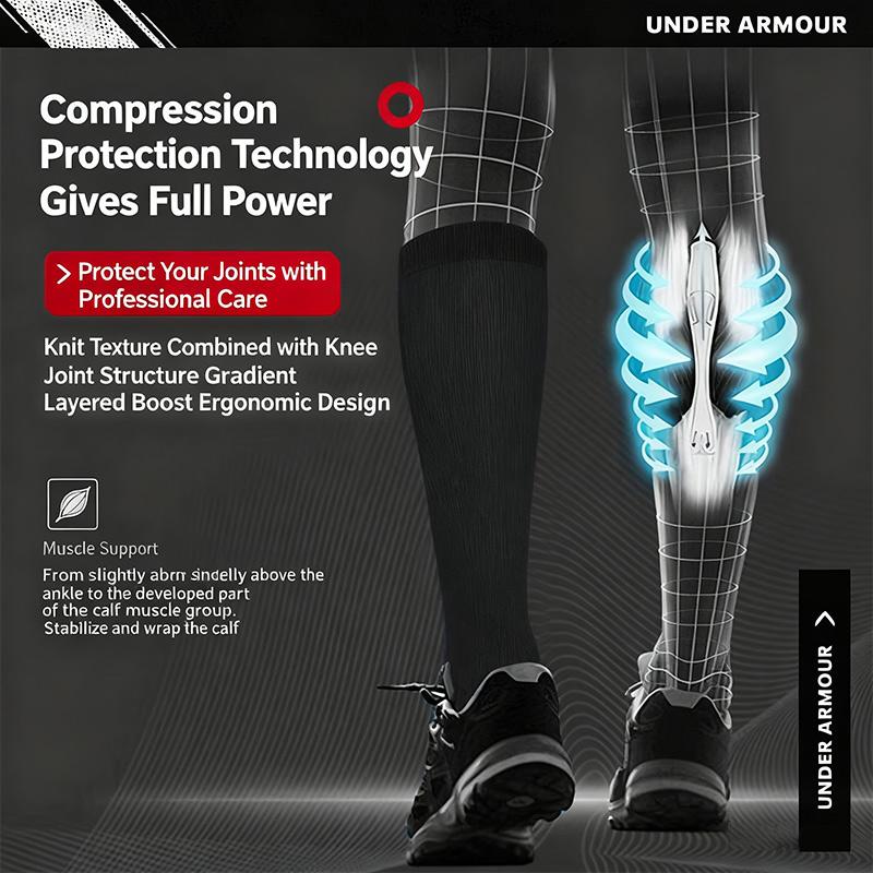 ENDURANCE Calf Compression Socks Without Foot , Calf Brace, Compression Sleeves, Unisex, for Men and Women