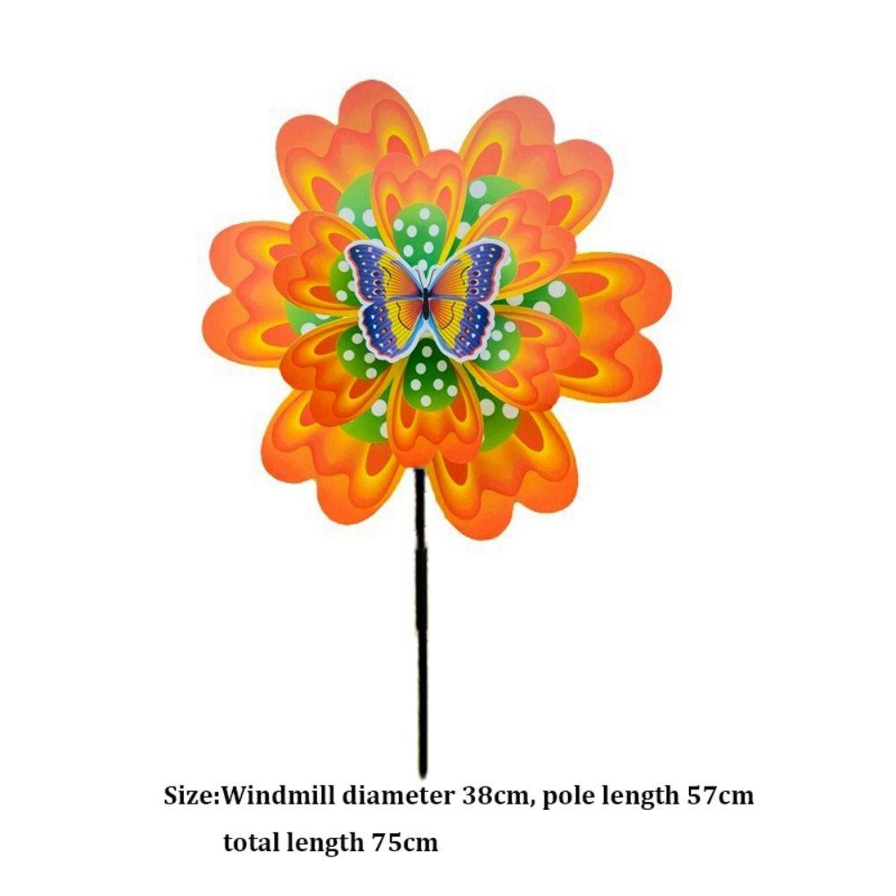 Multistyles Rotating Wind Spinner PVC Pinwheel Windmill  Outdoor Party Picnic Decor