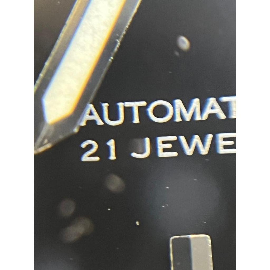 Used SEIKO Automatic Watch Black Dial 21 Jewels