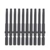 Nigao Black Phosphating Hex Electric Screwdriver Bit 801, 5mm Shank, Magnetic Hardened Air Screwdriver Bit.
