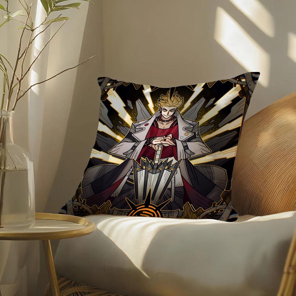 Anime G-Gachiakuta Cushion Cover Soft Short Plush Pillow Cover Smooth Cozy Texture Aesthetic Cushion Case Home Decor