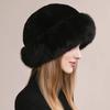 Fox Hair Hat Female Winter Northeast Fur Winter Ear Protection Rex Rabbit Hair Real Hair Hat Bucket Hat Basin Hat Warm