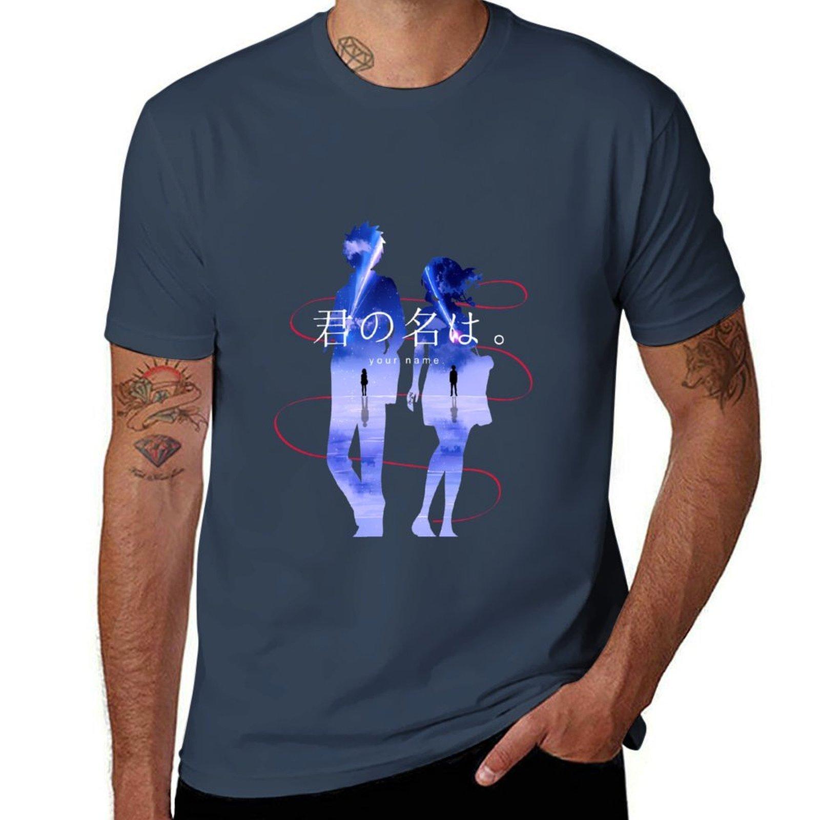 Kimi no Na wa Your Name Anime Mitsuha Taki Comet TShirt Running PerforUnisexce Short Sleeve Tee S