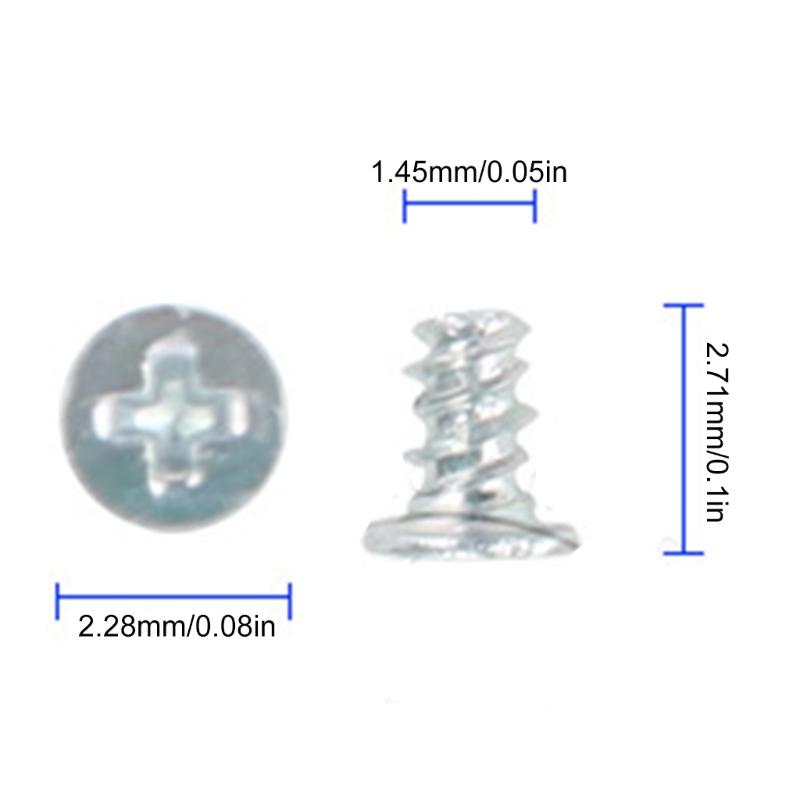 58Pcs Full Screws Set for NS Lite Game Console Repair Replacement Head Screw Kit