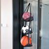 Wall Mounted Ball Storage Hanging Bag Mesh Pockets Organizer For Basketball Soccer Home Garage Sports Equipment Toys Holder